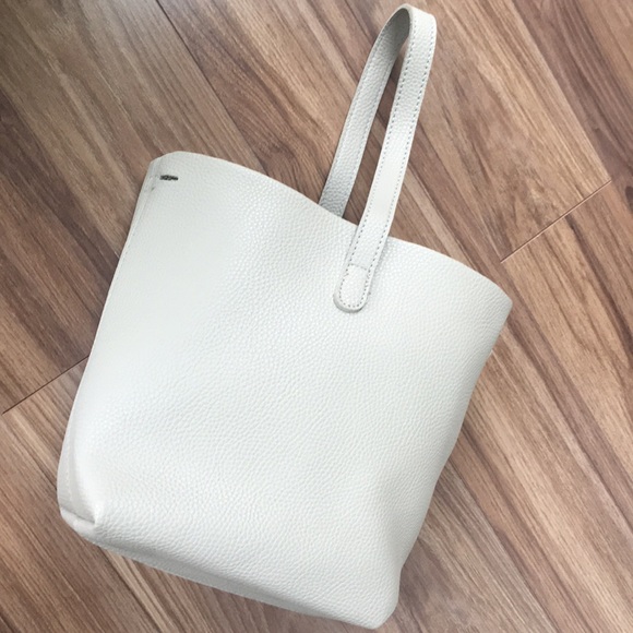 Gray handbag tote purse with shoulder strap - Picture 8 of 8